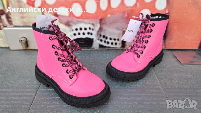 Английски детски боти-Next, снимка 6 - Детски боти и ботуши - 52377875
