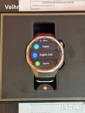 КАТО НОВ! Гаранция! Huawei Watch GT 5 PRO 46mm Titanium, снимка 2 - Смарт часовници - 54264275