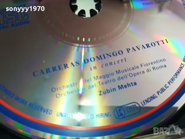 CARRERAS DOMINGO PAVAROTTI-original cd-внос germany 0303251643, снимка 12 - CD дискове - 49346896