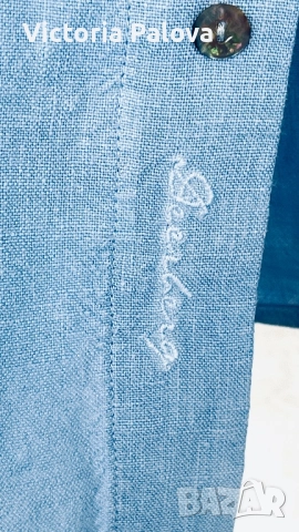 Луксозна риза DEERBERG тежък лен унисекс, снимка 5 - Ризи - 52159100