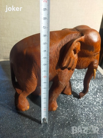декоративен дървен слон, снимка 5 - Други ценни предмети - 54102490