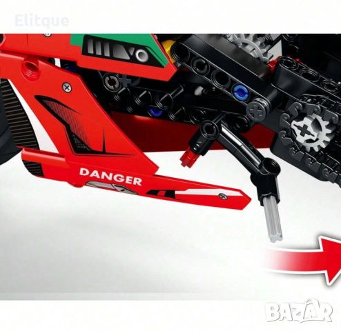 Състезателен мотоциклет 470 части, снимка 4 - Коли, камиони, мотори, писти - 52778322