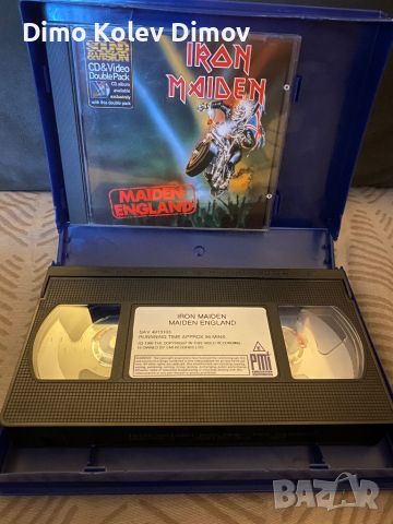 IRON MAIDEN CD and Video pack VHS & CD, снимка 2 - Други музикални жанрове - 46654612