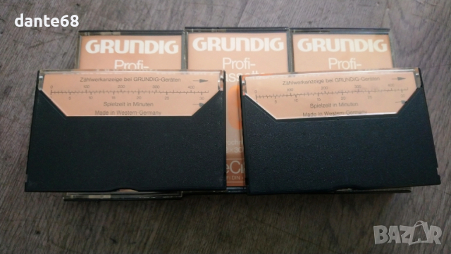 Аудио касети Grundig Profi-Cassette C-60 FeCr, снимка 3 - Аудио касети - 54300908