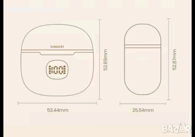спортни слушалки Toocki - Bluetooth, TWS, снимка 12 - Bluetooth слушалки - 51320134