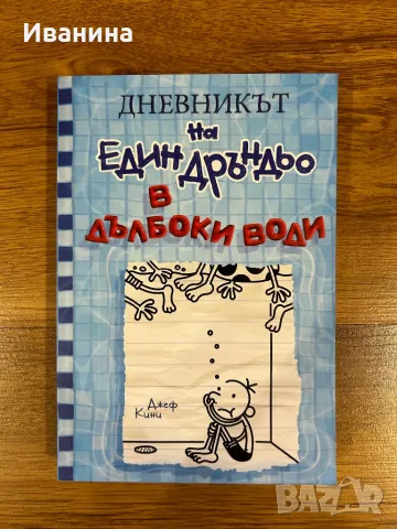 Дневникът на един дръндьо Книга 15: В дълбоки води, снимка 1 - Детски книжки - 47202711