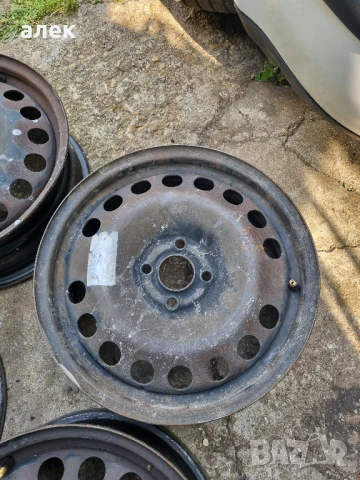 Опел железни джанти 16 4х100, снимка 5 - Гуми и джанти - 50611841