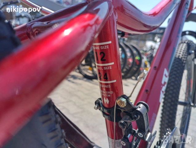 BYOX Велосипед 24" ZANTE червен, снимка 7 - Велосипеди - 53848999