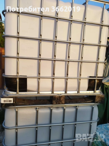 Бидони 1000 литра от сиропи за хранително-вкусовата, снимка 1