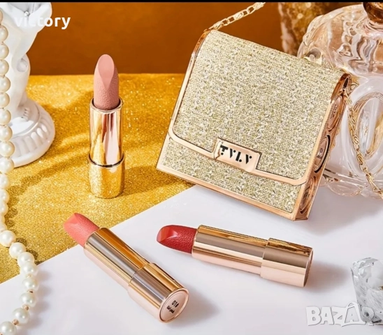 Сет червила в луксозна опаковка чантичка., снимка 5 - Декоративна козметика - 52851773