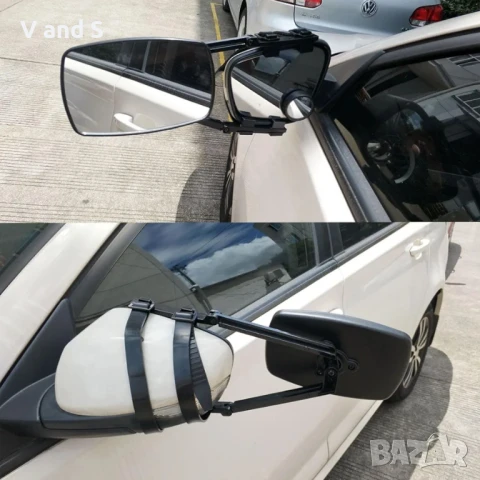 Огледало за каравана, 2 броя, CEIEVER Универсално огледало за каравана, допълнително огледало, регул, снимка 7 - Аксесоари и консумативи - 50738779