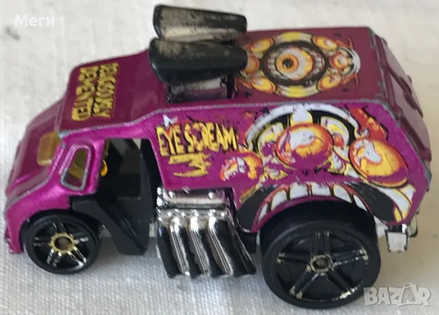 Колекционерска Количка Hot Wheels 2004 – Cool One Eye Scream 3 – Crazed Clowns 2, снимка 2 - Колекции - 46988530