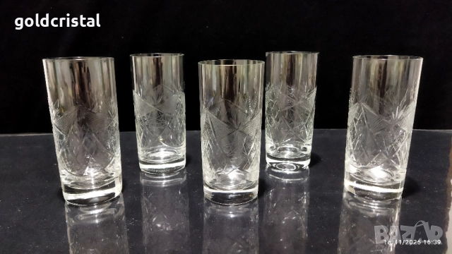 ретро кристални чаши 