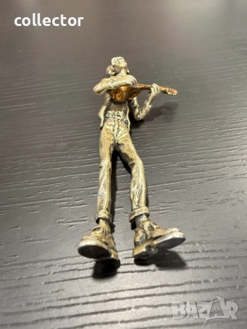 Италианска сребърна фигура на музикант. №8008, снимка 10 - Антикварни и старинни предмети - 53946331