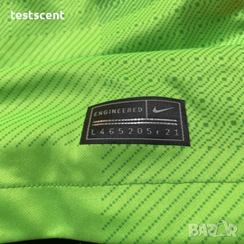 Вратарска тениска Liverpool Ливърпул 21/22 Goalkeeper Shirt Nike Authentic XL автентична зелено, снимка 4 - Тениски - 53982850