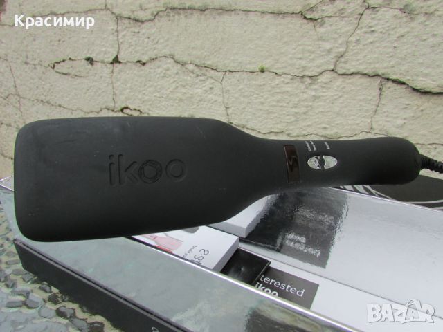 Четка за изправяне на коса ikoo E - Styler - Beluga Black, снимка 10 - Преси за коса - 45608723