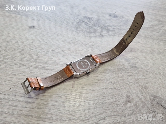 Мъжки квадратен часовник Hugo Boss, снимка 7 - Мъжки - 54292760