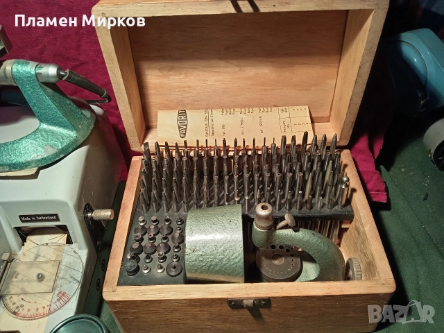 Швейцарски зъмбалък и хронограф GREINER, снимка 4 - Антикварни и старинни предмети - 52897071