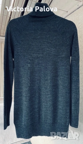 Луксозно поло унисекс GAP 100% Extra Fine Merino Wool като коприна, снимка 6 - Блузи с дълъг ръкав и пуловери - 53567119