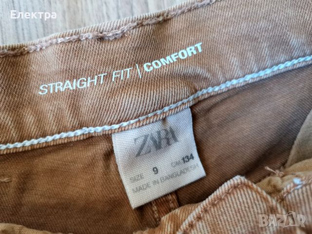 Нови къси дънкови панталони Zara 9 год 134см. , снимка 2 - Детски къси панталони - 46098380