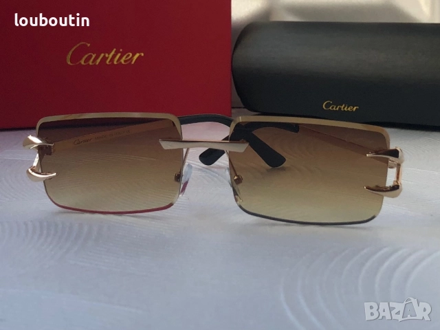 Cartier мъжки дамски слънчеви очила 2 цвята унисекс, снимка 8 - Слънчеви и диоптрични очила - 52915530