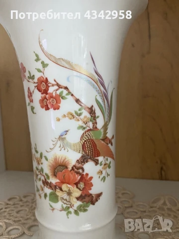 AK Kaiser Olivia Collection West German Porcelain Vase.1970 г., снимка 2 - Антикварни и старинни предмети - 51389699