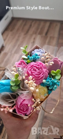 букет от соеви цветя , снимка 5 - Декорация за дома - 53747464