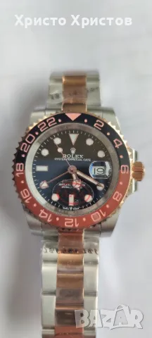 Мъжки луксозен часовник Rolex GMT-Master II Two-Tone Stainless - "The Rootbeer"

, снимка 4 - Мъжки - 47069873