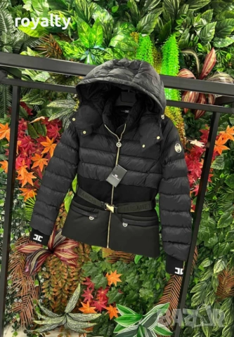 Elisabetta Franchi Зимни Дамски Якета Два Цвята , снимка 3 - Якета - 52411434