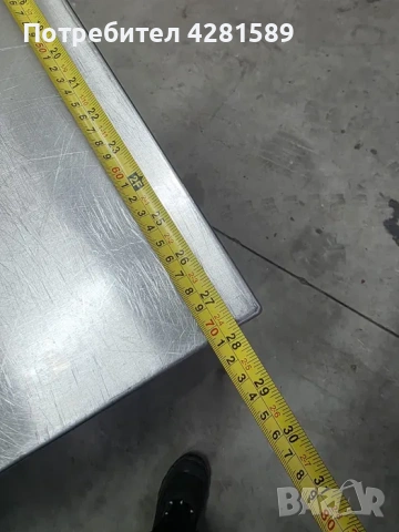 Немска работна маса от неръждаема стомана, снимка 8 - Други машини и части - 53656787