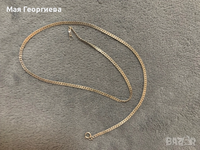 Сребърна верижка, снимка 3 - Колиета, медальони, синджири - 52368710