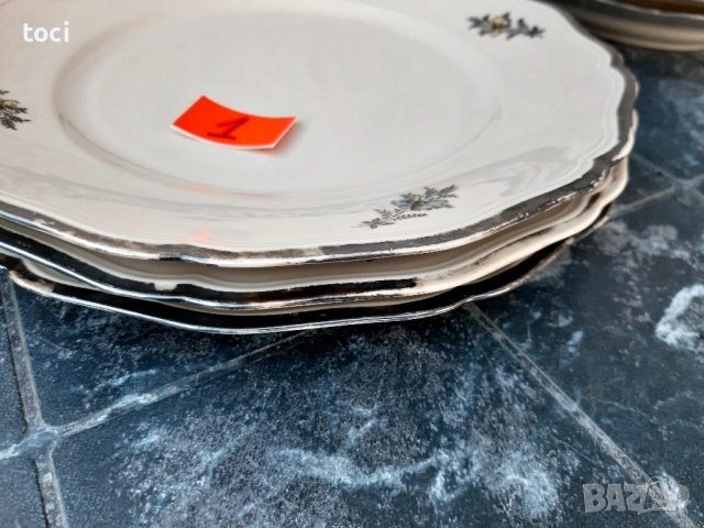 Винтидж порцеланови основни Баварски чинии , снимка 6 - Други ценни предмети - 51704478