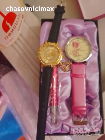 2 бр. дамски часовник+химикал475, снимка 1 - Подаръци за жени - 46211610