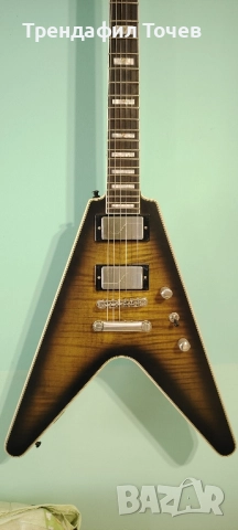 КИТАРА 'Epiphone Flying V Prophecy Yellow Tiger Aged Gloss'., снимка 7 - Китари - 51914105
