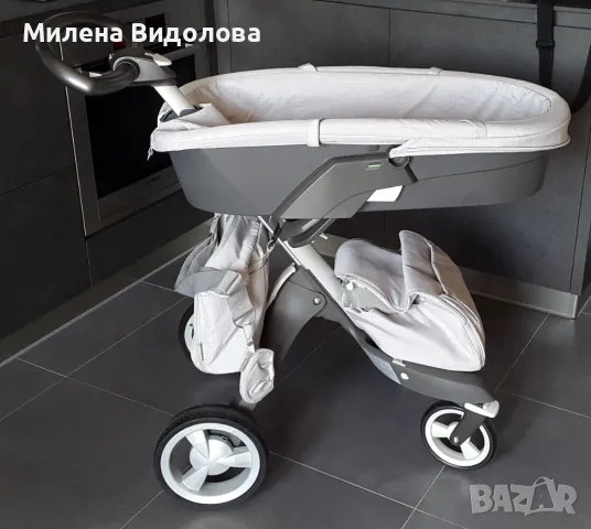 Количка Stokke® Xplory®, Столче за кола + база BeSafe Modular IsoFix, снимка 2 - Детски колички - 46935144