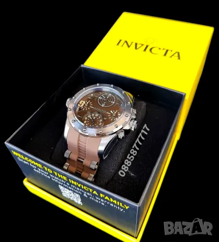 часовник INVICTA Coalition forces Brown 52 mm, НОВ , снимка 7 - Мъжки - 46859769