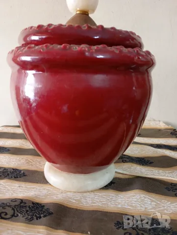 Стара настолна лампа, снимка 2 - Настолни лампи - 49894558