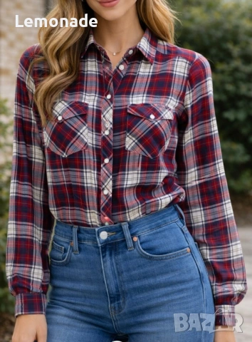 Нова дамска риза памук ХС/ С размер, снимка 1 - Ризи - 44796012