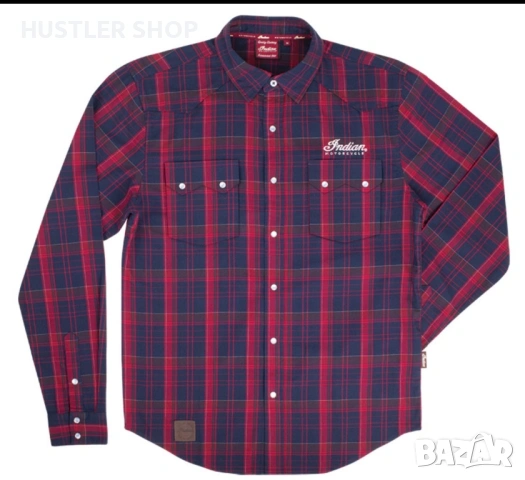 Мъжка мото риза INDIAN MOTORCYCLE. Размер XL