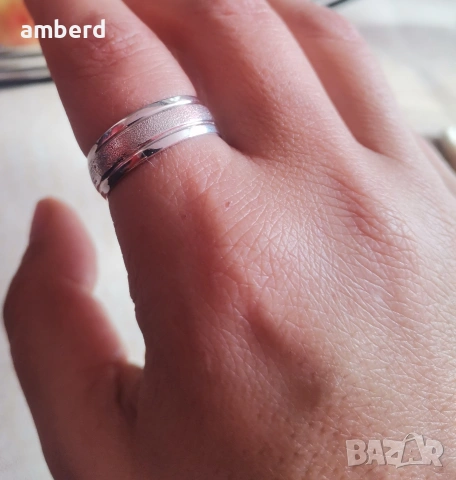 Сребърна халка НОВ модел R123, снимка 5 - Пръстени - 53869244