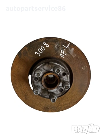 Фланец и лагер предно ляво колело 65000 км за Peugeot 3008 1.2T (2022)