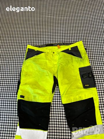 Snickers 6331 Hi-Vis CORDURA мъжки работен панталон размер 64//3XЛ, снимка 3 - Спортни дрехи, екипи - 46631168