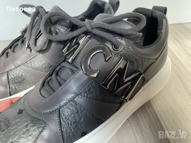 MCM мъжки кожени обувки 43 Оригинал, снимка 10 - Маратонки - 49929968