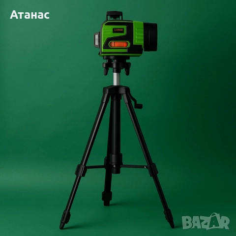 Лазерен нивелир с тринога + подарък малък нивелир, снимка 3 - Други инструменти - 52572995