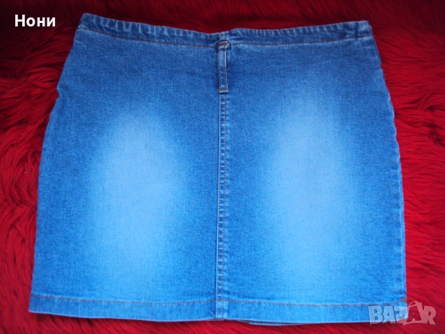 Къса дънкова пола, снимка 2 - Поли - 53744978