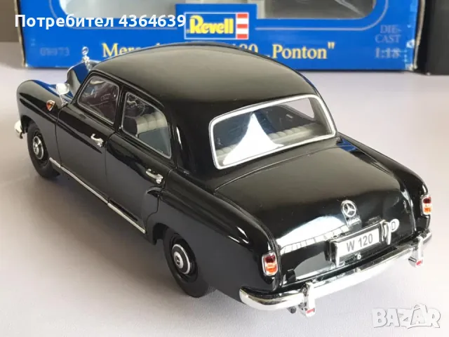 Mercedes Benz w120 Ponton 180 190 1:18 Revell, снимка 14 - Колекции - 48768578