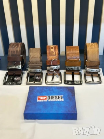 колани от естествена кожа в кутия emporio armani diesel gucci dsquared2 , снимка 6 - Колани - 50676358