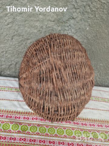 Стара плетена кошница., снимка 10 - Антикварни и старинни предмети - 45783384