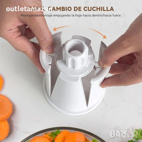 Ренде за зеленчуци, сирене, ядки, KitchenBoss: 3 в 1, снимка 7 - Други - 53346334