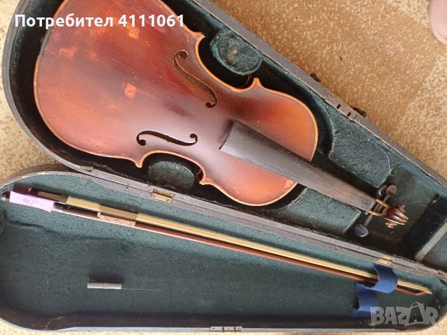 Стара цигулка, снимка 5 - Струнни инструменти - 45933267